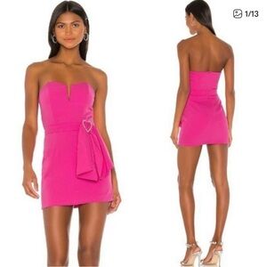 Superdown Pink Mini Dress with Heart